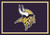 Minnesota Vikings 6' x 8' NFL Team Spirit Area Rug