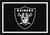 Las Vegas Raiders 6' x 8' NFL Team Spirit Area Rug