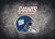 New York Giants 6' x 8' NFL Distressed Area Rug