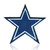 Dallas Cowboys Logo Lighted Recycled Metal Sign