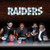 Las Vegas Raiders Lighted Recycled Metal Sign