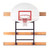 Spalding Wall Braced Fold-Up Basketball Hoop Backstop