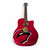 Arizona Cardinals Woodrow Acoustic Guitar