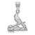 St. Louis Cardinals 10k White Gold Medium Pendant