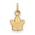 Toronto Maple Leafs 10k Yellow Gold Extra Small Pendant