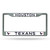Houston Texans NFL Chrome License Plate Frame