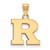 Rutgers Scarlet Knights 10k Yellow Gold Small Pendant