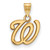 Washington Nationals 14k Yellow Gold Small Pendant