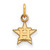 Houston Astros 14k Yellow Gold Extra Small Pendant