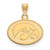 Iowa Hawkeyes 14K Yellow Gold Small Charm