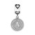 Oakland Athletics Sterling Silver Heart Bead