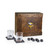 Minnesota Vikings Oak Wood Whiskey Box Set