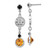 Boston Bruins Crystal Logo Earrings