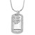 Florida State Seminoles Sterling Silver Mini Dog Tag Pendant