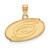 Carolina Hurricanes Sterling Silver Gold Plated Small Pendant