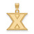Xavier Musketeers Sterling Silver Gold Plated Small Pendant