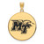 Middle Tennessee State Blue Raiders Sterling Silver Gold Plated Extra Large Pendant