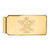 William Mary Tribe Sterling Silver Gold Plated Money Clip