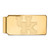 Kentucky Wildcats Logo Art Sterling Silver Gold Plated Money Clip