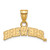 Milwaukee Brewers Sterling Silver Gold Plated Small Pendant