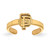 San Francisco Giants Sterling Silver Gold Plated Toe Ring