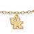 Kentucky Wildcats Silver Anklet