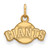San Francisco Giants Sterling Silver Gold Plated Extra Small Pendant