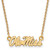 Mississippi Rebels Silver Gold Plated Small Pendant Necklace