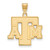 Texas AM Aggies Sterling Silver Gold Plated Large NCAA Pendant