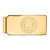 North Carolina Tar Heels Sterling Silver Gold Plated Crest Money Clip