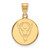 Marshall Thundering Herd Gold Plated Medium Disc Pendant