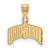 Ohio State Buckeyes Silver Gold Plated Medium NCAA Pendant