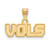 Tennessee Volunteers College Silver Gold Plated Small Pendant