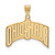 Ohio State Buckeyes Silver Gold Plated Extra Large NCAA Pendant