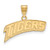 Lsu Tigers NCAA Ss Gold Plated Medium NCAA Pendant