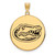 Florida Gators NCAA Gold Plated Extra Large Enameled Disc NCAA Pendant