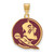 Florida State Seminoles Ss Gold Plated Large Enameled NCAA Pendant