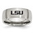 LSU Tigers Stainless Steel Laser Etch Ring