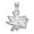 San Jose Sharks Sterling Silver Small Pendant