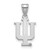 Indiana Hoosiers Sterling Silver Medium Pendant