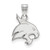 Texas State Bobcats Sterling Silver Medium Pendant