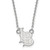 Long Beach State 49ers Sterling Silver Small Pendant Necklace