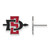 San Diego State Aztecs Sterling Silver Small Post Earrings