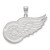 Detroit Red Wings Sterling Silver Extra Large Pendant