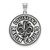 Louisiana Lafayette Ragin Cajuns Logo Art Sterling Silver Extra Large Pendant