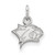 New Hampshire Wildcats Sterling Silver Extra Small NCAA Pendant