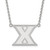 Xavier Musketeers Sterling Silver Large Pendant Necklace