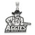 New Mexico State Aggies Sterling Silver Extra Large Enameled Pendant