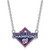 Washington Nationals Logo Art Sterling Silver Lg Charm Necklace