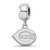 Cincinnati Reds MLB Logo Art Sterling Silver Xs Bead Charm